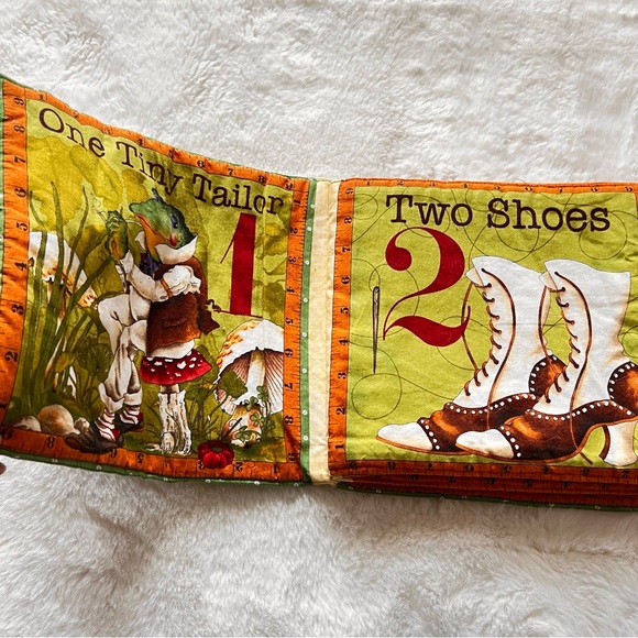 Tiny Tailors fabric sewing book images cotton fabric appliqué fabric panel image - Picture 2 of 7